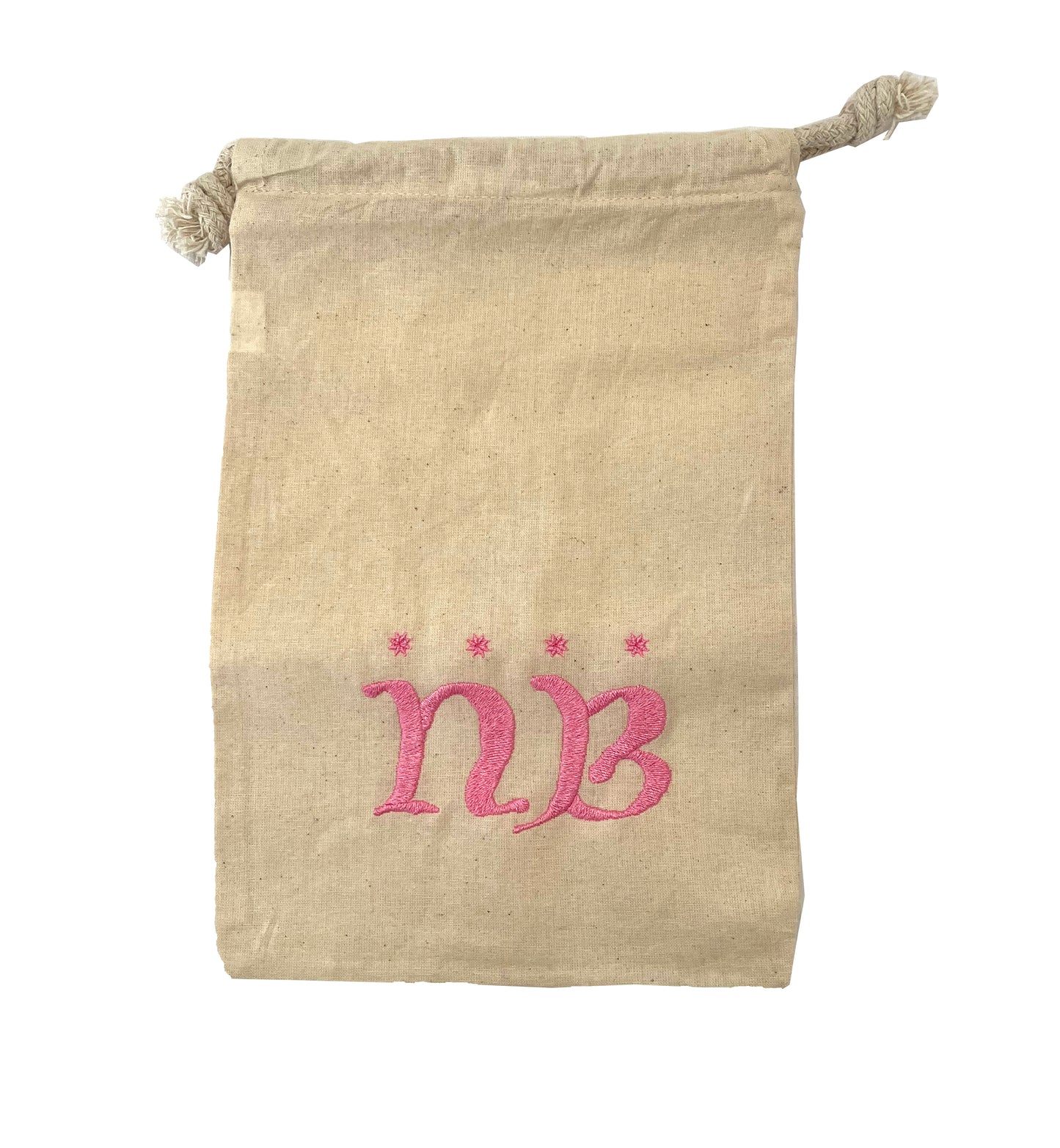 Embroidered "N B" Purse