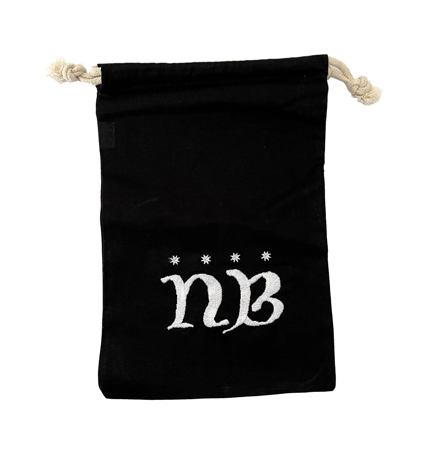 Embroidered "N B" Purse